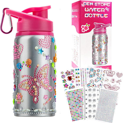 Gifts for Girls, Decorate Your Own Water Bottle Kits for Girls, Art Supplies for Girl for Kids 6-8-12, Teen Arts and Crafts Toys Kits for Daughter Sister Birthday Back to School Christmas Gift Ideas