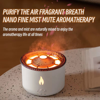 Jellyfish Smoke Ring Aroma Diffuser Creative Volcanic Air Humidifier Aromatherapy for Home Office Be...