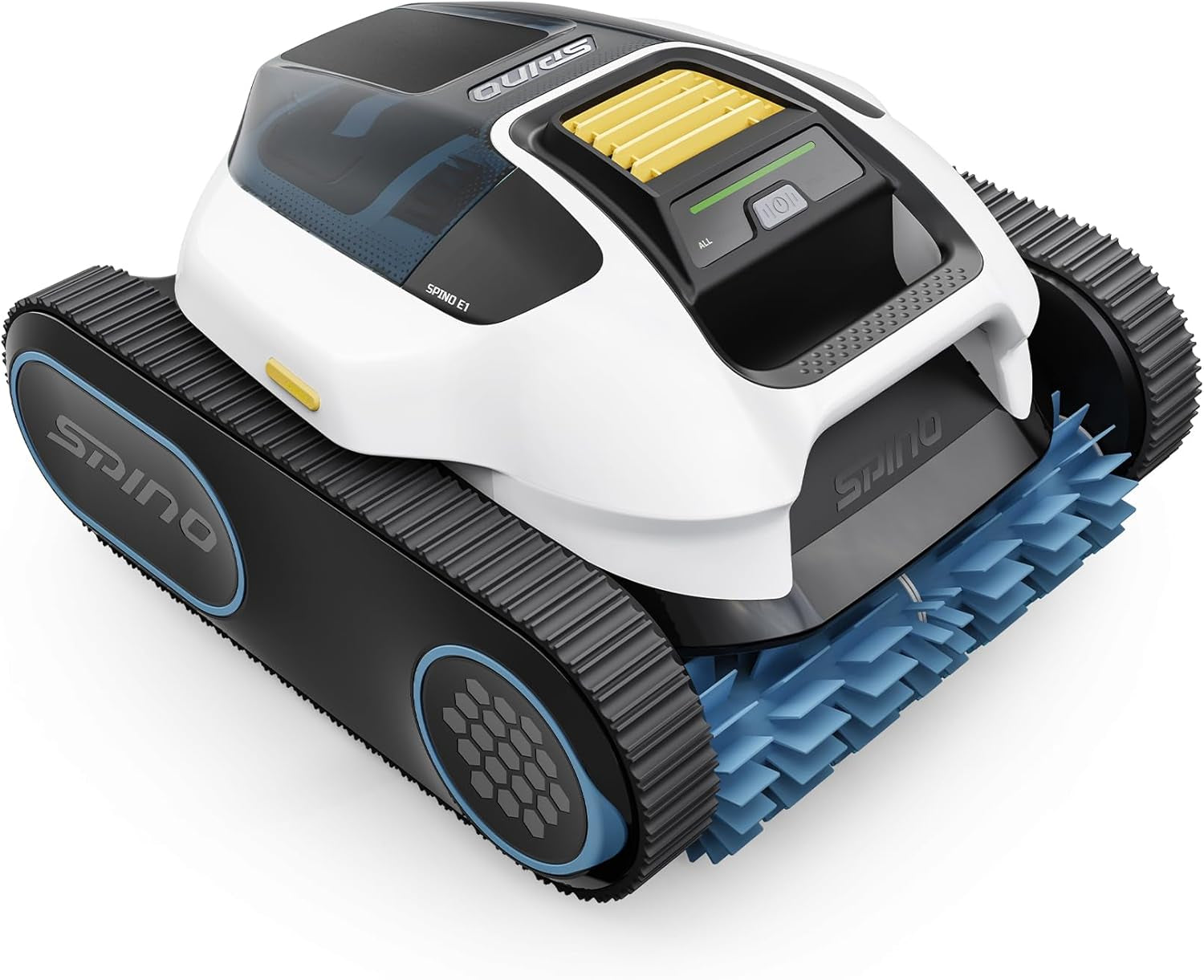 E1 Cordless Robotic Pool Cleaner, Dual-Layer Filter, 1600 Sq.Ft, APP | 5800 GPH Suction with Triple Brushless Motors, Wall & Waterline Cleaning, Smartarc Path, 5 Modes, 210 Mins, IPX8 Waterproof