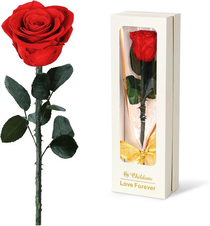 Birthday Gifts for Women Mom,Forever Purple Rose Flower for Delivery Prime | Christmas Rose Gifts for Women Mom,Purple Artificial Flowers Rose Gift for Women Her,Anniversary,Valentines,Stocking Stuffers